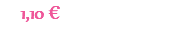 1,10 €